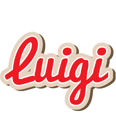 Luigi chocolate logo