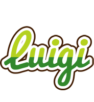 Luigi golfing logo