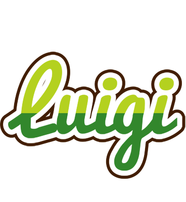 Luigi golfing logo