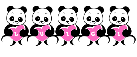 Luigi love-panda logo