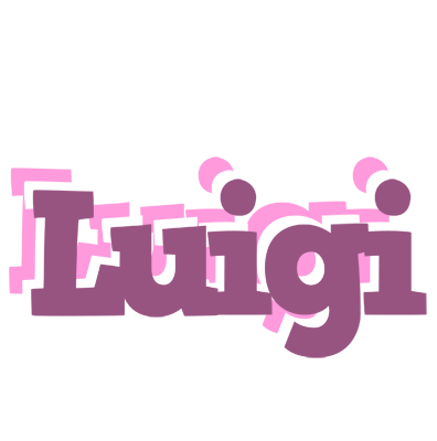 Luigi relaxing logo