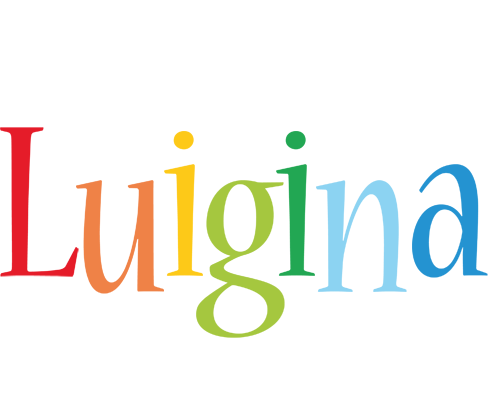 Luigina birthday logo