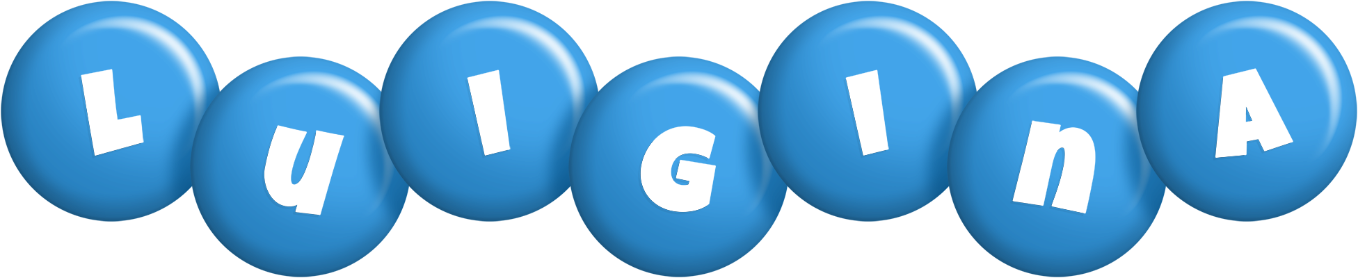 Luigina candy-blue logo