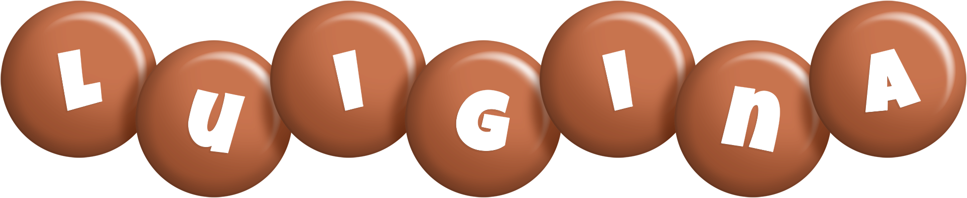 Luigina candy-brown logo