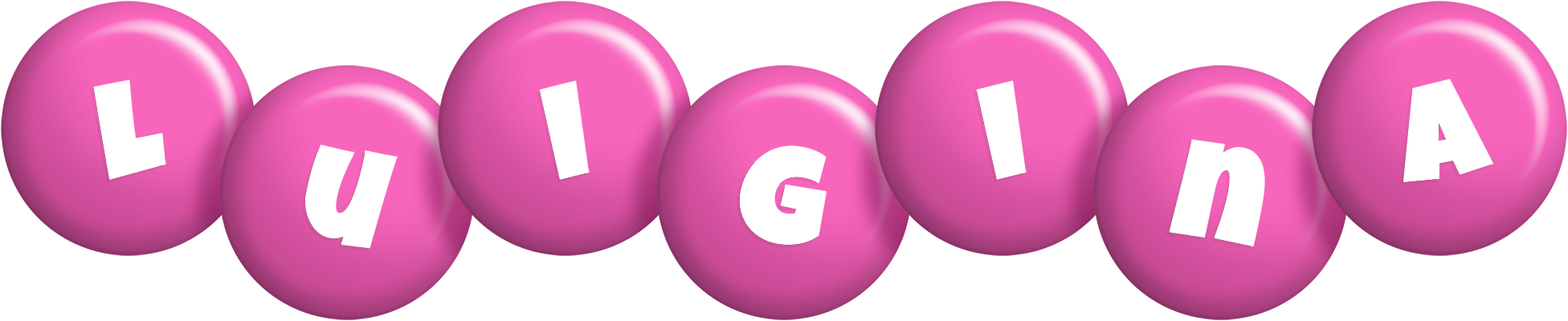 Luigina candy-pink logo