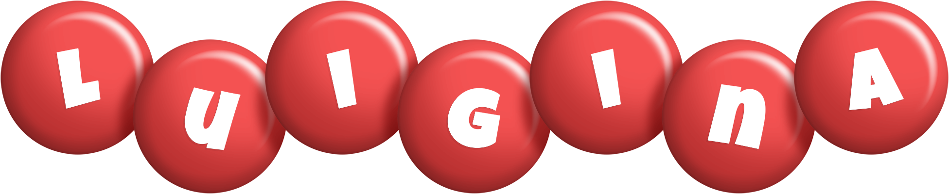Luigina candy-red logo