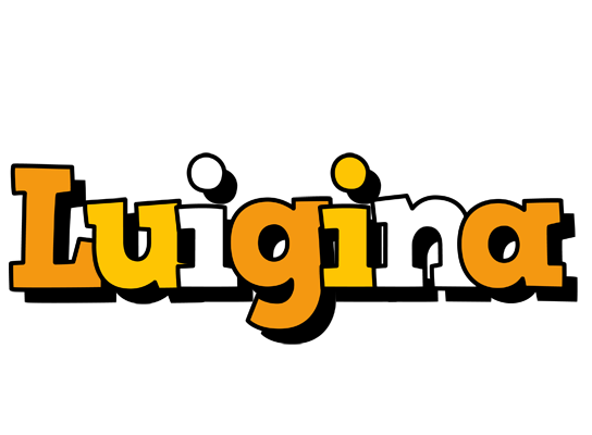 Luigina cartoon logo