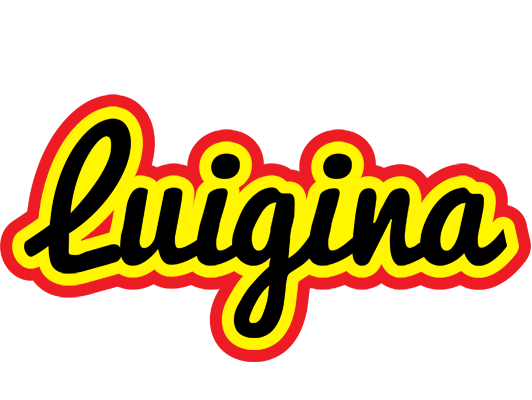 Luigina flaming logo