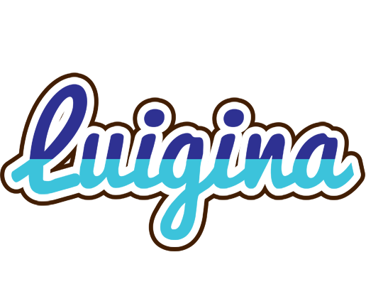 Luigina raining logo