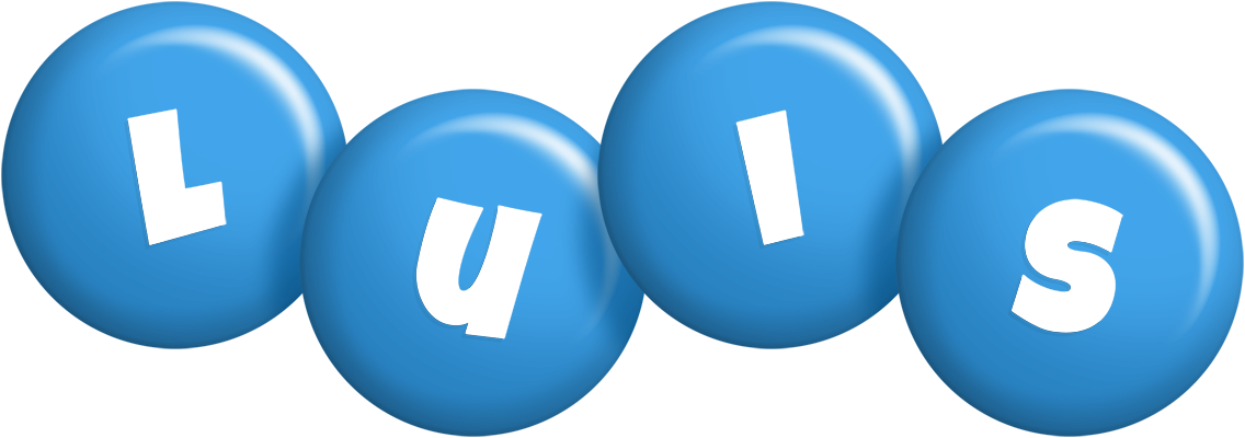 Luis candy-blue logo