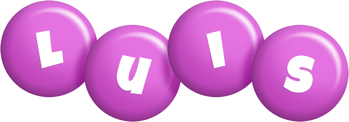 Luis candy-purple logo