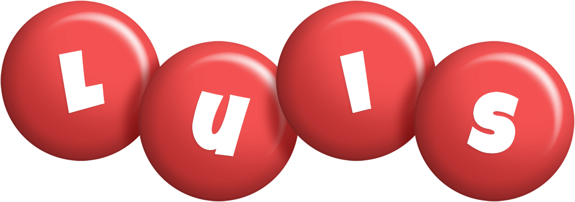 Luis candy-red logo