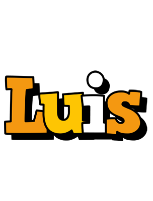 Luis cartoon logo