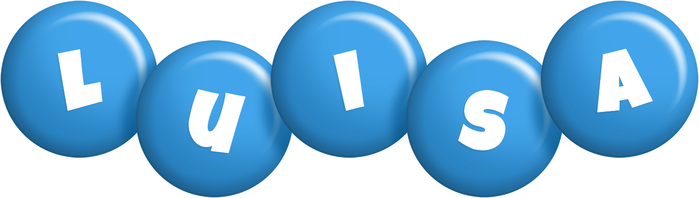 Luisa candy-blue logo