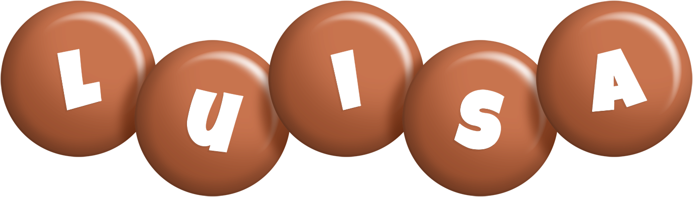Luisa candy-brown logo