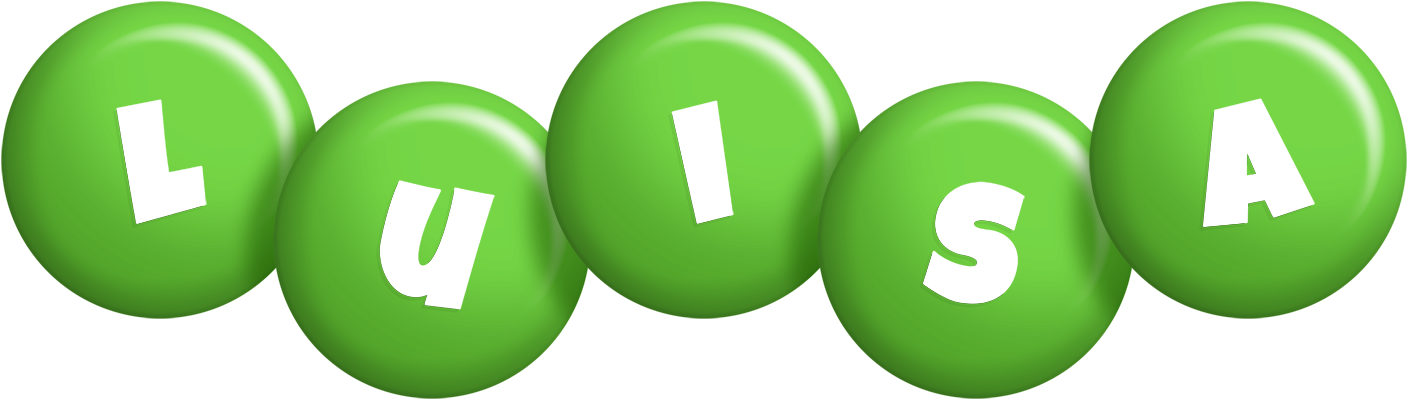 Luisa candy-green logo