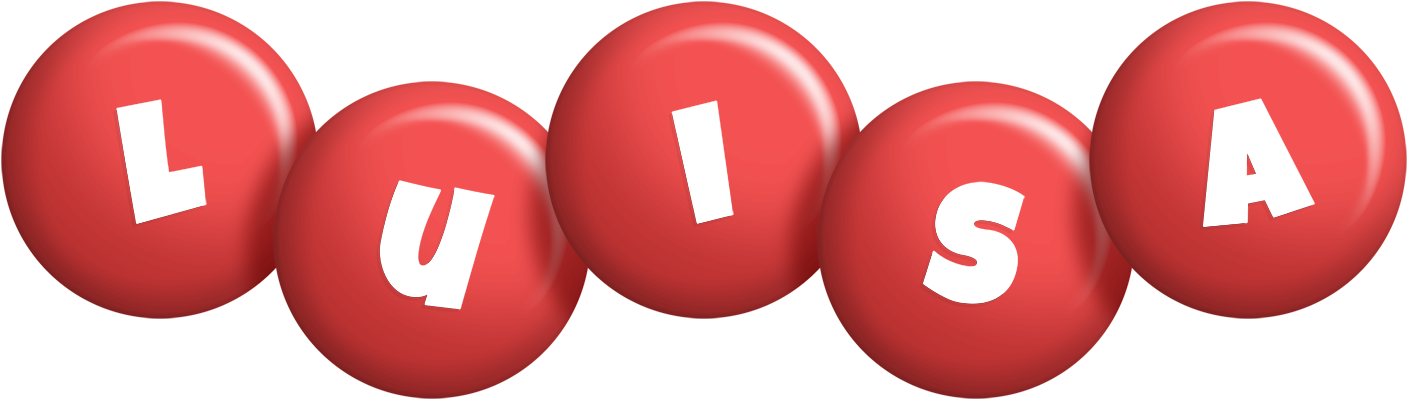 Luisa candy-red logo