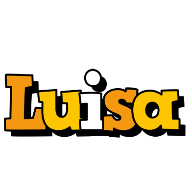 Luisa cartoon logo