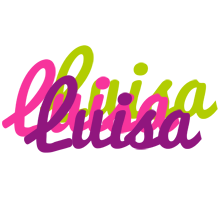 Luisa flowers logo