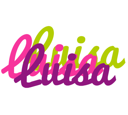 Luisa flowers logo