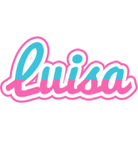 Luisa woman logo