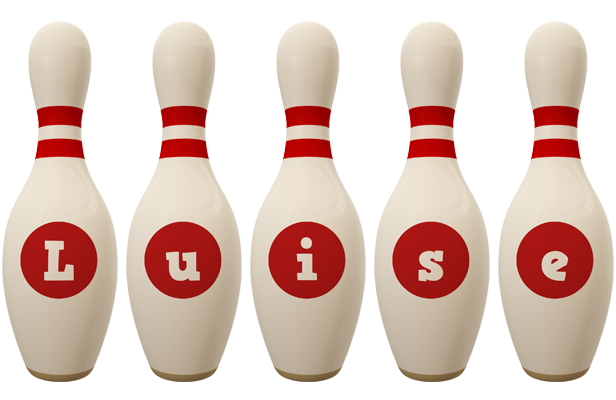Luise bowling-pin logo
