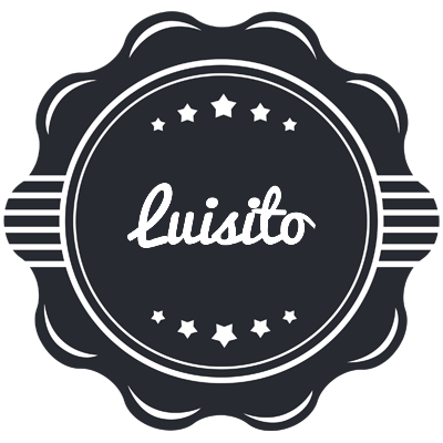 Luisito badge logo