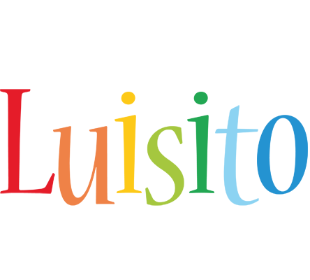 Luisito birthday logo