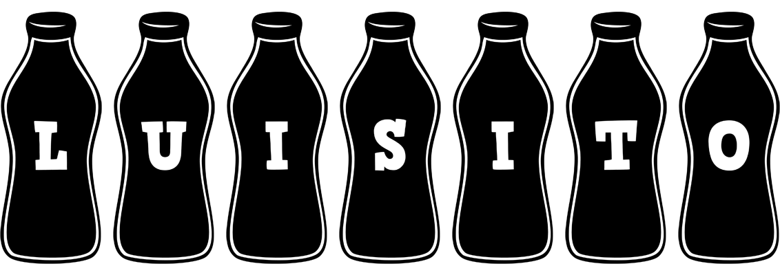 Luisito bottle logo
