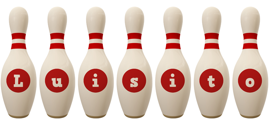 Luisito bowling-pin logo