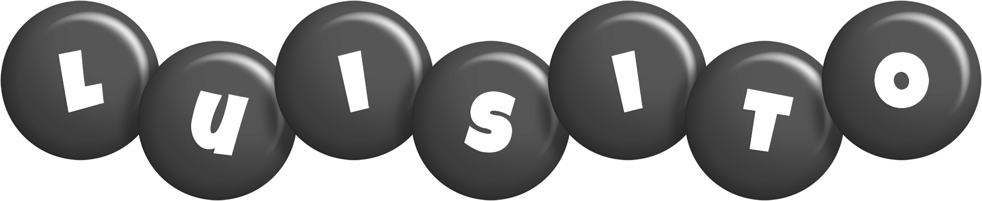 Luisito candy-black logo