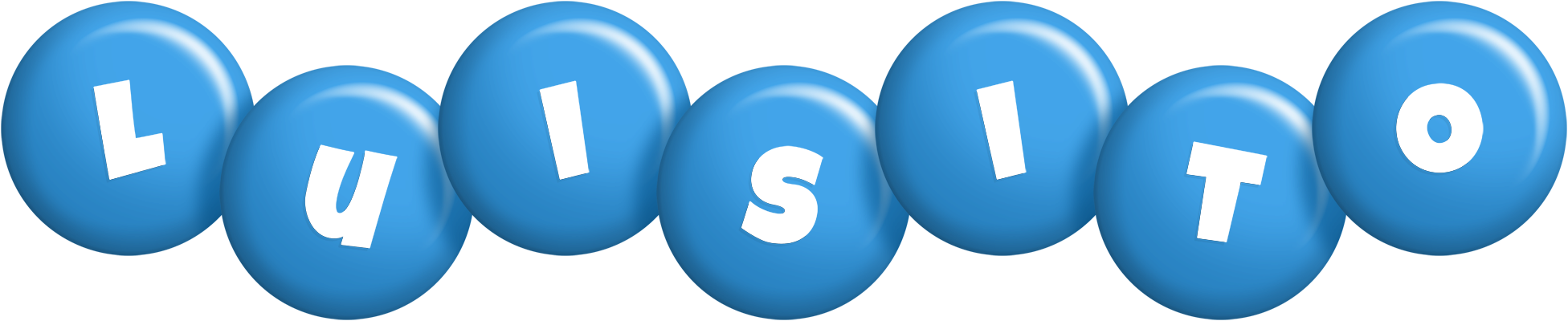 Luisito candy-blue logo