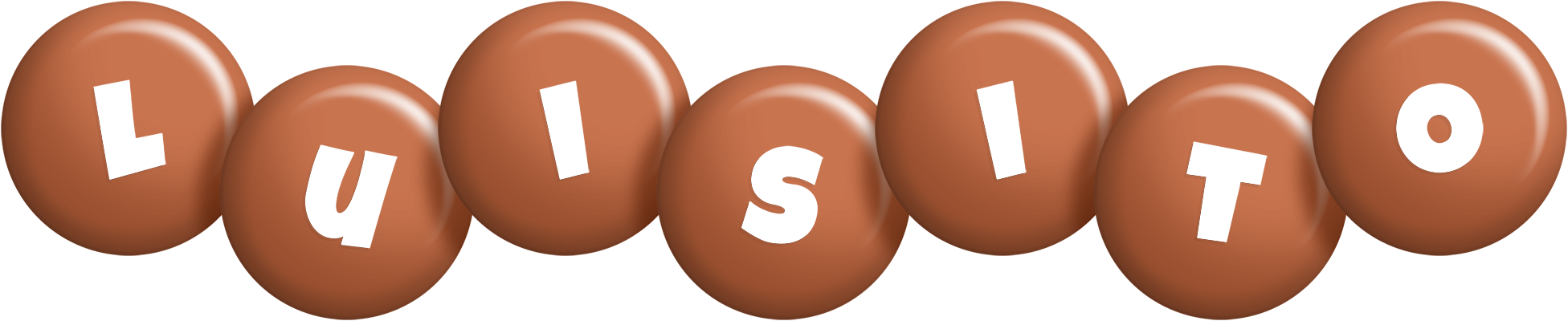 Luisito candy-brown logo