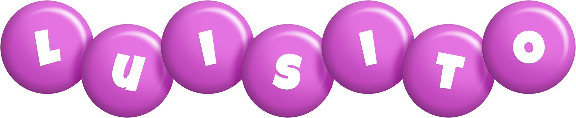 Luisito candy-purple logo