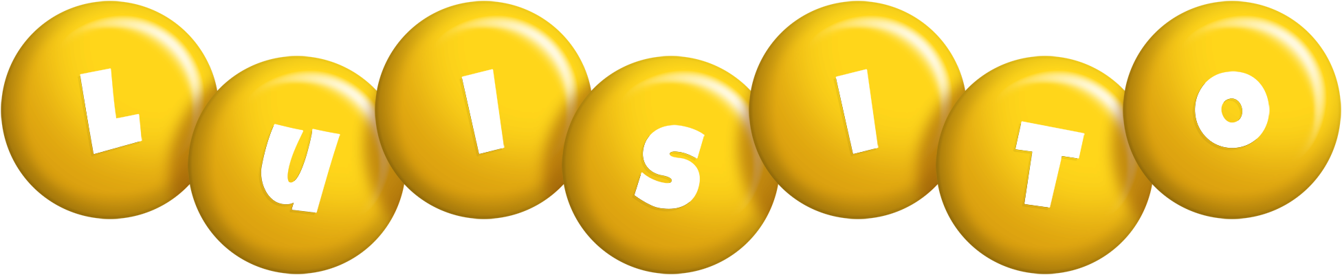 Luisito candy-yellow logo