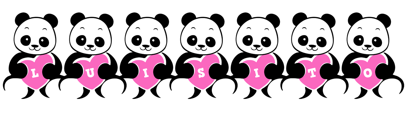 Luisito love-panda logo