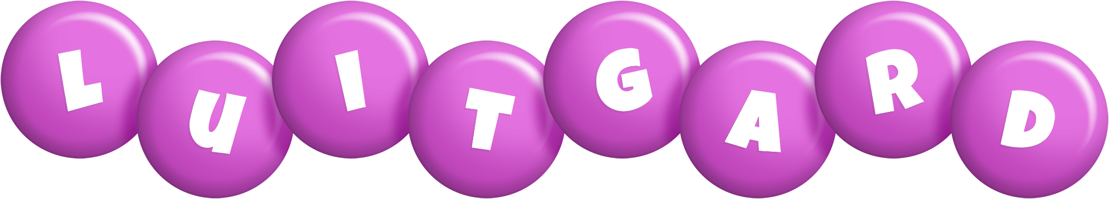 Luitgard candy-purple logo