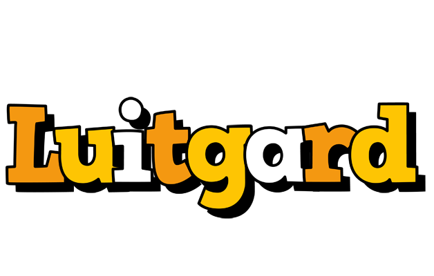 Luitgard cartoon logo