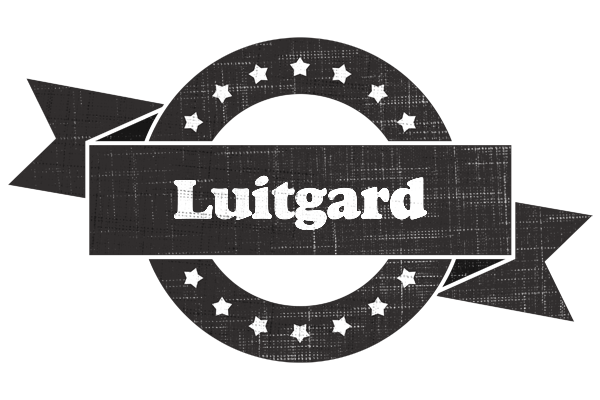Luitgard grunge logo