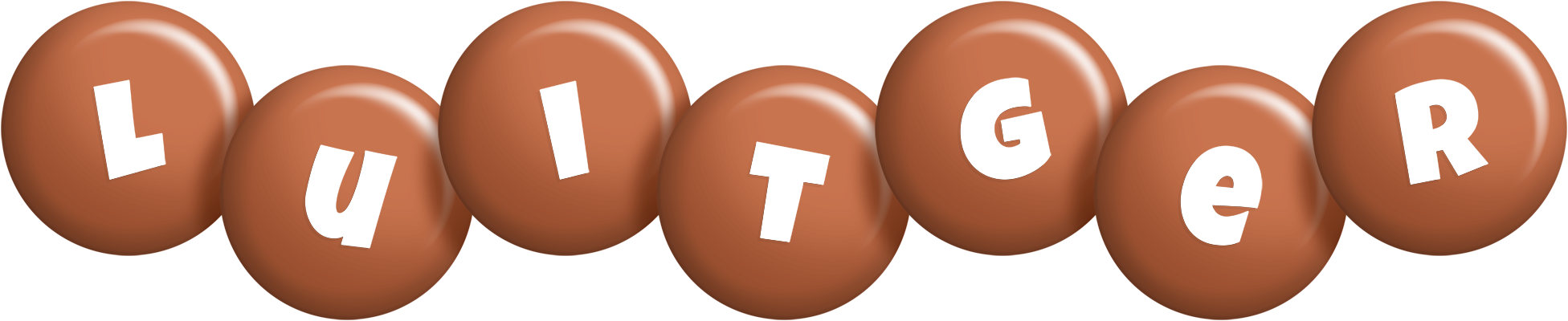 Luitger candy-brown logo
