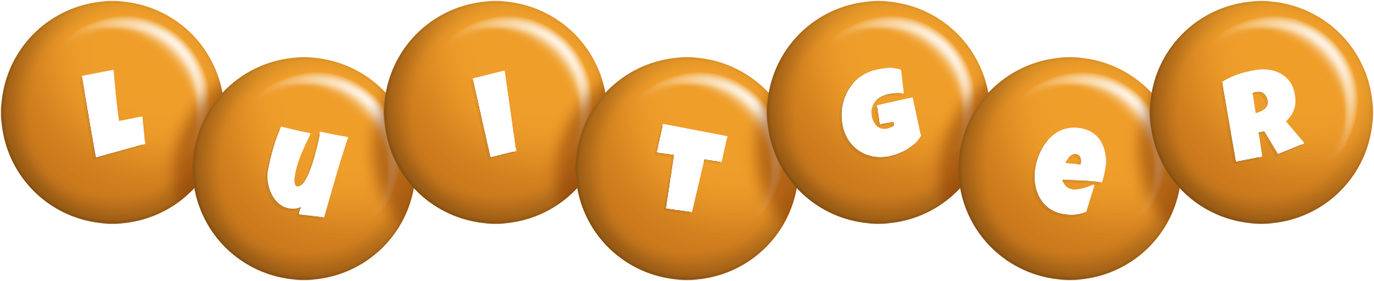 Luitger candy-orange logo