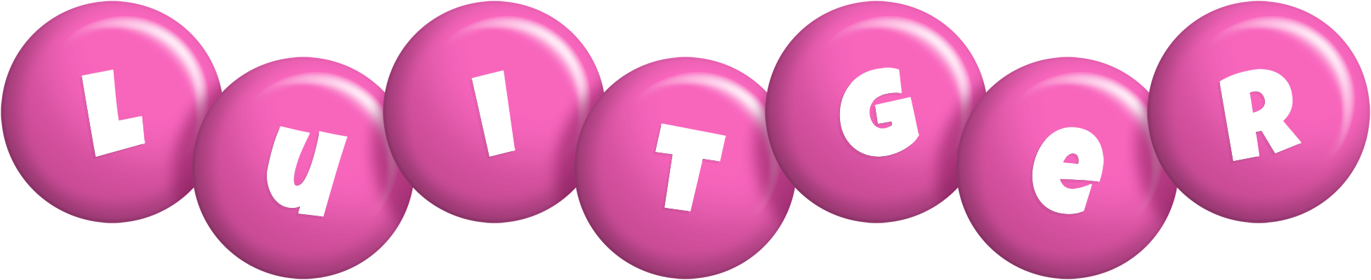 Luitger candy-pink logo