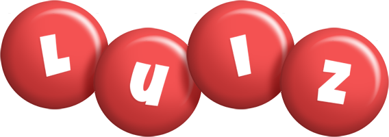 Luiz candy-red logo