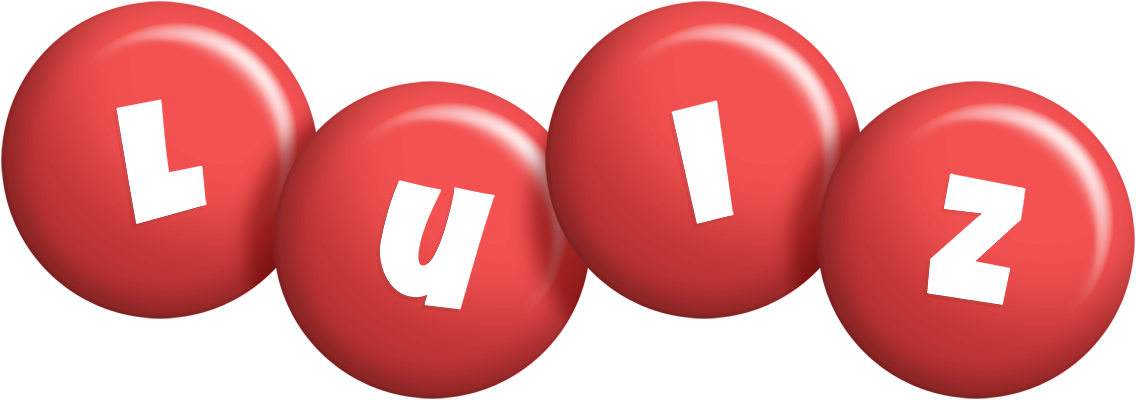 Luiz candy-red logo