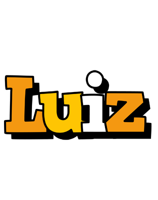 Luiz cartoon logo