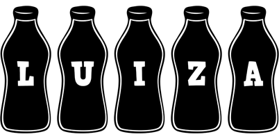 Luiza bottle logo