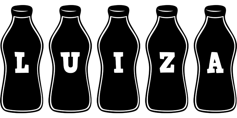 Luiza bottle logo