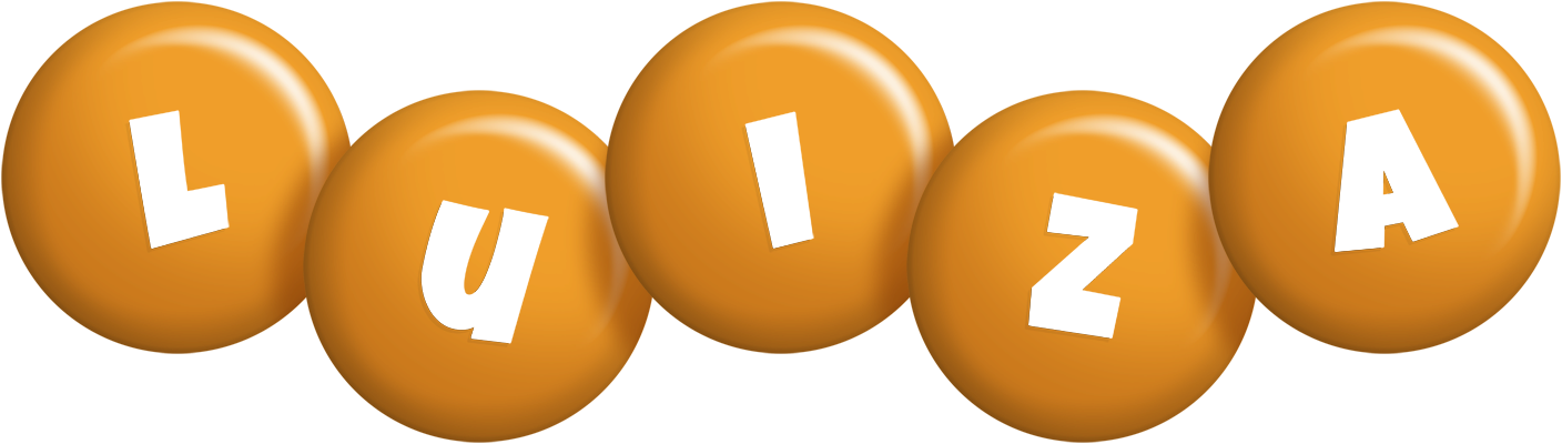 Luiza candy-orange logo