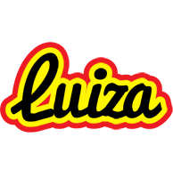 Luiza flaming logo