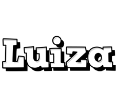 Luiza snowing logo